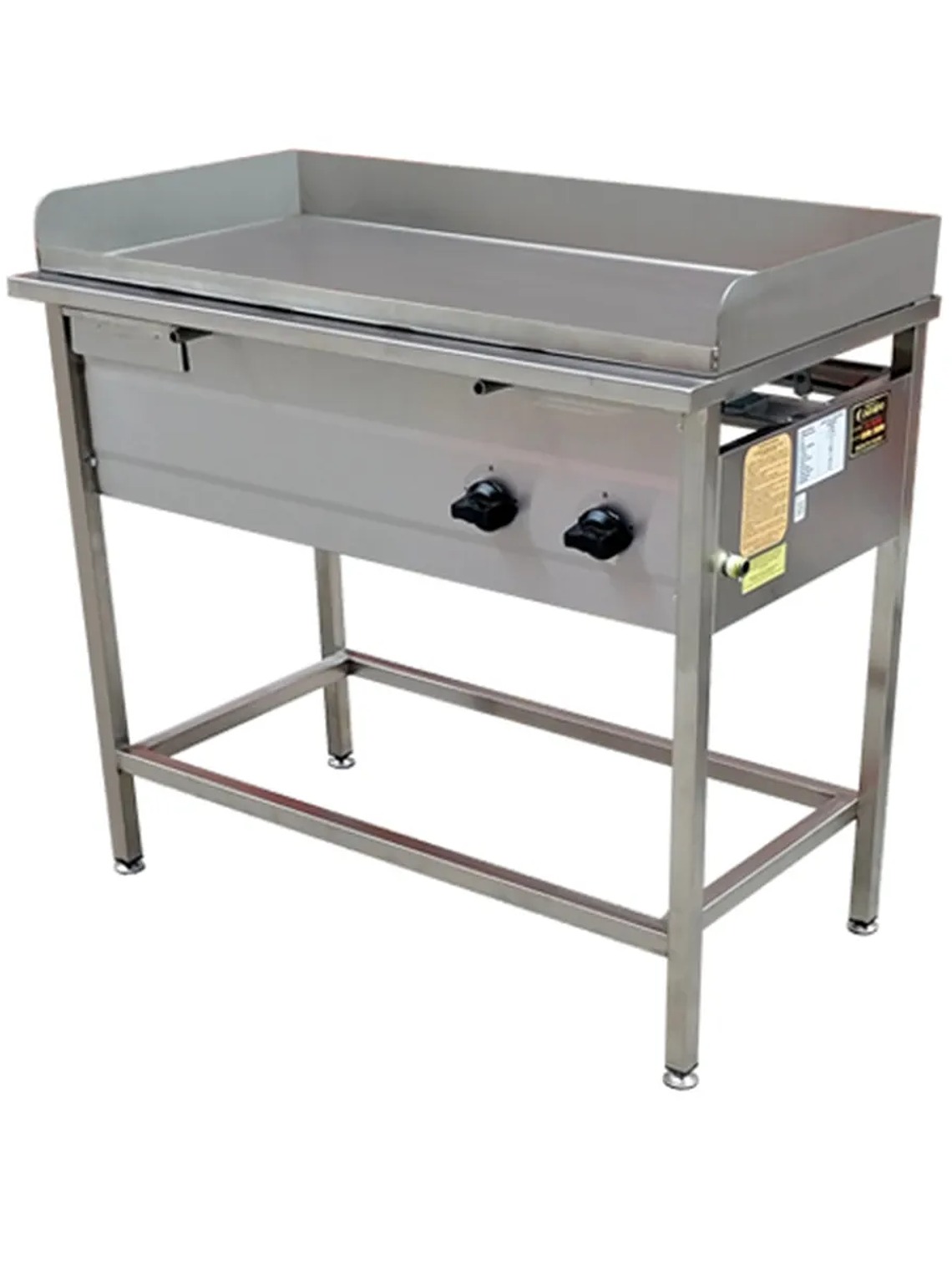 Churrasquera a Gas 50×100 cm en Acero Inoxidable Cousiño