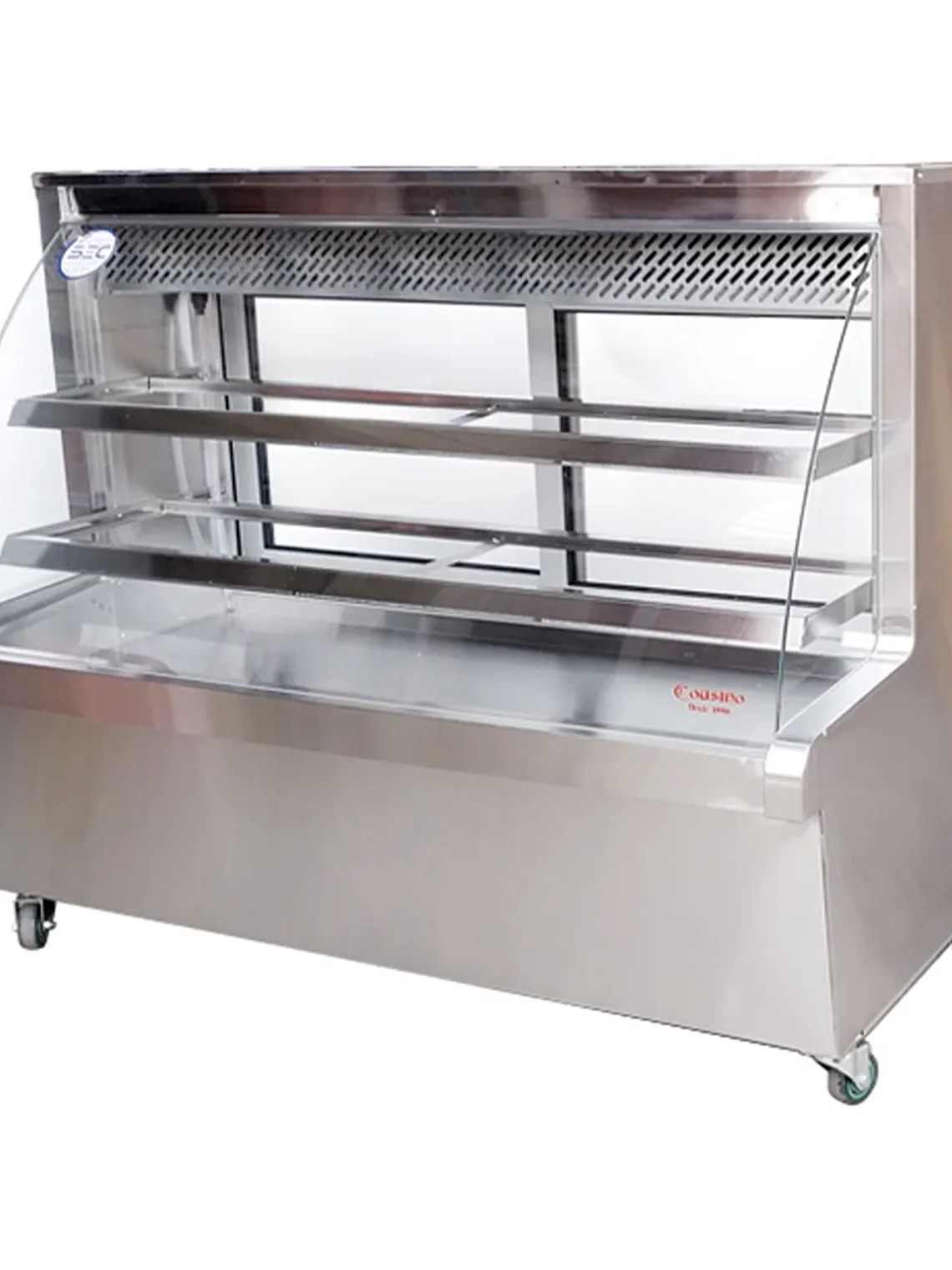 Vitrina Refrigerada Vidrio Curvo 1.5 mt Termopanel Cousiño